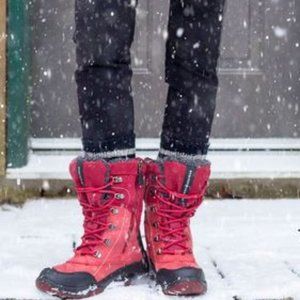 Santana Canada Red Leather Boot size 6 - Made in Italy